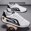 Sapatos masculinos 2025 primavera nova tendência respirável esportivo casual sapatos masculinos sola macia tecido um pedal atacado comércio exterior