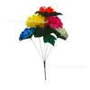 Crisantemos Simulados de Mano, Flores Sacrificiales del Festival Qingming, Flores para Limpiar Tumbas, Flores Artificiales, Flores Qingming, Suministros Funerarios, Venta al por Mayor de Crisantemos