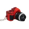 Pingente de Presente 7# Chaveiro Pingente de Câmera SLR Retrô Chaveiro Sonoro e Luminoso com LED