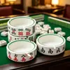 Cenicero Cerámico Creativo de Mahjong y Póker, Especial para Salas de Juegos, Cenicero Personalizado, Adorno Decorativo de Escritorio para el Hogar de Moda
