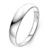 Design de anel brilhante banhado a brilho 999 anel brilhante para homens e mulheres um par de anéis boca aberta anel de meia idade