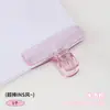 Clipe de gelatina acrílico transparente altamente atraente para documentos de escritório e recibos, clipe de cauda longa, clipe de vedação para lanches DIY