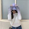 Manga de hielo con protección solar y cinta degradada para proteger los dedos y los brazos al aire libre, manga de seda de hielo elástica y fresca para mujer.