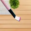 Pincel para Máscara com Cabo Branco, Pincel de Beleza, Pincel de Maquiagem Yiwu, Pincel para Base, Pincel Bicolor, Ferramenta de Maquiagem para Mistura de Máscaras DIY