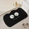 Tapete absorvente de lama diatomácea dos desenhos animados porta do banheiro tapete antiderrapante porta do banheiro de secagem rápida tapete entrega de uma peça