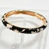 Pulsera de Flor Pequeña Esmaltada en Cloisonné Suministro Directo de Fábrica en Stock, Pulsera Esmaltada Estilo Chino Nuevo, Joyería de Nicho al por Mayor