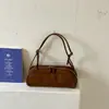 2026 Início do Outono Nova Bolsa de Boliche Bolsa de Ombro Simples Bolsa de Mão Casual da Moda Bolsa Feminina para o Trabalho