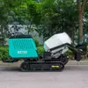 Suministro transfronterizo de tanques mezcladores de concreto, volquetes mezcladores de ingeniería tipo oruga y mezcladores de transporte de mortero para obras de construcción