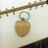 Llaveros de Bambú en Stock, Madera de Bambú en Blanco al por Mayor, Llaveros de Madera Maciza, Regalos Creativos de Bambú con Grabado Láser