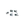 Fijaciones Galvanizadas para Redes de Barandilla en Forma de U, Fijaciones para Mallas de Alambre, Clips para Sillas de Montar, Clips de Hierro para Redes Protectoras, Hebillas de Cierre para Vallas