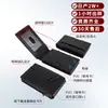Cartera de aluminio con tecnología RFID anti-robo transfronteriza, con múltiples ranuras para tarjetas y un diseño lateral de extracción emergente para billetes de dólar estadounidense, diseñada para hombres