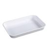 Plato Rectangular Blanco Especial de Melamina para Exhibición de Pato Cocido Gabinete Frío Plato Frío Picante Caliente Bandeja Imitación Porcelana Vajilla Comercial
