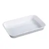 Bandeja Rectangular Blanca Especial de Melamina para Exhibición de Platos de Pato Cocido, Adecuada para Platos Fríos, Hot Pot Picante y Bandeja de Imitación Porcelana para Uso Comercial