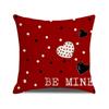 Funda de Almohada para el Día de San Valentín Más Vendida en Amazon Estampado de Amor Americano Levo Almohada Decorativa para Sofá de Sala de Estar del Día de San Valentín