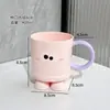 Elegante set de tocador estilo cubo para dormitorio estudiantil, lavabo y vaso para enjuague bucal para residentes, esenciales para el regreso a clases