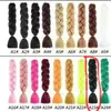 Tendencia Cuerda de Color para Rastas de Seda de Alta Temperatura Trenza de Cabello de un Solo Color Peluca de Rastas Trenzas Jumbo para Niños Cabello