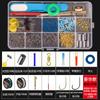 Set de anzuelos de pesca Set completo Combinación Hilo de pescar Flotadores Set Accesorios de pesca Herramientas Equipo Aparejos de pesca Equipo de pesca Suministros Colección