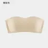 Sutiã Tomara que Caia Popular de Comércio Exterior Transfronteiriço, Verão Fino Antiderrapante Sem Costura Invisível Bandeau Anti-Exposição Push-Up