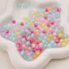 Cuentas Acrílicas Transparentes Color Mate Chapadas de 8-16 mm para Cadena de Teléfono Móvil Pulsera Collar Accesorios Hechos a Mano DIY