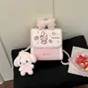 Mini Mochila de Alto Valor Mochila Doce e Fofa Mochila com Laço Bordado My Melody Mochila de Estudante