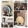 Suporte para Tábua de Corte Pequena Flor de Aço Inoxidável Personalizado Suporte de Rack para Tábua de Corte de Cozinha Doméstica Rack de Suporte Rack de Armazenamento Rack de Armazenamento de Tábua de Corte
