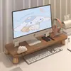 Soporte de altura ajustable para computadora, elevador de escritorio para monitor, estante de soporte de almacenamiento, estante para pantalla de escritorio de oficina