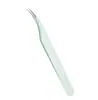 Pinzas para Pestañas, Pinza de Pluma Dorada, Pinza de Delfín, Pinzas de Alta Precisión para Extensiones de Pestañas, Pinza para Pestañas Postizas, Acero Inoxidable