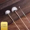 Herramienta Profesional para Limpiar los Oídos Artefacto de Pelusa Herramienta para Sacar Cera del Oído Recogedor de Oídos Pluma de Ganso Pluma de Pollo Palo de Cola de Caballo Kit de Limpieza de Oídos