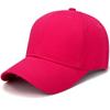 Boné de beisebol de algodão liso estilo coreano, cor sólida, para homens e mulheres.