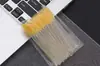 Cepillo para Pestañas de Varilla de Cristal Peine para Pestañas de Varilla Sólida Cepillo para Cejas Espiral 50 Piezas Rizador de Pestañas Herramienta para Trasplante de Pestañas