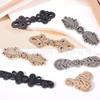 Botones de Rana de Metal para Cheongsam, Botones para Traje Tang y Hanfu, Botones Redondos de Estilo Étnico de Alta Gama para Ropa, Botones de Cola Larga para Cárdigan