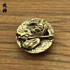 Sello Medalla de Bronce Muerte Occidental Estilo Europeo y Americano Muerte Noble Guadaña Sello Creativo Hebilla de Tela para Dinero Hebilla de Joyería Hebilla Decorativa