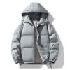 Casaco Acolchoado Simples de Algodão para Casal Casaco Acolchoado Casual Solto Jaqueta Quente Engrossada de Inverno Moda Masculina Estilo Coreano Versátil Traje Pão