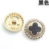 Metal Diamante Botão Pequeno Chanel Estilo Spot Casaco Casaco Casaco Botão Quatro folhas Trevo Terno Botão 18-25mm