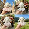 Falda de Cordero de Xinjiang Se Puede Decorar con Diamantes DIY, Falda de Malla Lujosa, Ropa para Muñecas de Peluche, Atuendos de Reemplazo, Al por Mayor en Stock