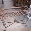 Subei Suprimento Direto Mesa de Entrada Europeia de Metal Artesanato Forjado Mesa de Ferro Forjado Decoração de Casa Mesa de Ferro Artesanal