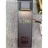Letrero de Puerta de Hotel Estilo Pantalla de Acero Inoxidable para Apartamentos, Casas de Huéspedes, Hoteles, Habitaciones de Spa, Habitaciones Privadas, Focos, Letreros de Puerta Iluminados Electrónicamente