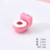 Nuevo Paisaje en Miniatura Muebles de Baño Rosas Adornos de Resina Suministros de Baño Adornos para Escenas en Miniatura DIY