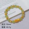 Sha Jin dominante piedra ojo de tigre fortuna valiente pulsera tienda de oro con cuentas de transferencia pulsera valiente venta al por mayor en vivo