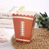 Serie de gran éxito transfronterizo decoración fiesta de cumpleaños cajas de palomitas de maíz pollo de dibujos animados vasos de papel para palomitas de maíz cajas de empaque para papas fritas suministros