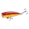 Isca artificial Luya onda pata onda escalada onda deitada na superfície da água sistema isca de reação bateu água flor pesca Luya engatilhado robalo 6,5cm 8g