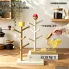 Portavasos con Forma de Árbol de Bloques de Mario, Escurridor de Cristalería para el Hogar, Organizador de Escritorio Animado y Lindo, Pieza Decorativa Pequeña