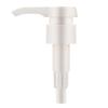 Built-in cabeça de bomba de shampoo plástico 28 dentes tipo de prensa cabeça de bomba de boca longa 28/410 cabeça de bomba de loção de rosca branca
