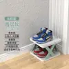 Zapatero simple en forma de X para balcón de entrada de casa, zapatero plegable y ensamblable de varias capas, estante de almacenamiento para apartamentos y dormitorios, zapatero pequeño