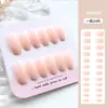 Venta Directa Personalizada de Fábrica Uñas Cortas, Medias y Largas para Manicura, Uñas Portátiles de Fototerapia Hechas a Mano, Pegatinas para Uñas, Estilo de Lujo Accesible 24 Piezas