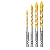 Taladro Super Excéntrico de Cuatro Hojas 6-12mm Agujero en Pared de Cemento Broca Helicoidal Broca Super Multifunción de Carburo