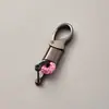 Llavero de cuerda trenzada de fábrica, accesorios de ferretería, hebilla de herradura, colgante para llave de coche, accesorios de moda para coche