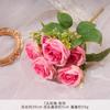 7 Cabeças de Rosa Artificiais, Rosas Falsas Grandes para Decorações de Casamento, Decoração de Parede de Flores, Exibição na Sala de Estar, Arranjo de Corredor, Arranjo de Flores Atacado
