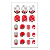 Fábrica Zhengxiang Adesivos de Unha Personalizados Adesivos para Nail Art em Gel Película de Esmalte à Prova d'Água Pó Glitter Cintilante Folha de Ouro Adesivos 3D de Imitação de Diamante