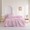 Colcha de verano de soya tipo jacquard tridimensional princesa a cuadros estilo coreano colcha fresca de verano colcha de verano juego de cuatro piezas venta al por mayor de fábrica